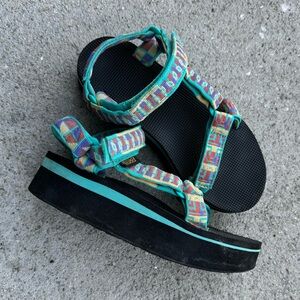 Teva Flatform Universal Sandals Deco Mash Up